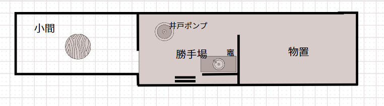 新美南吉生家　間取り